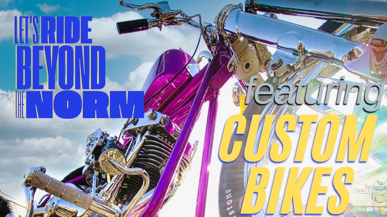 from the bottom looking up at custom shovel head chopper